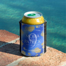 9エレガントthラピスラズリ結婚の記念日 缶クーラー