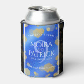 9エレガントthラピスラズリ結婚の記念日 缶クーラー (缶正面)