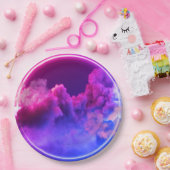 9カラフル"ラウンド紙プレートが明るくなる ペーパープレート (パーティー)