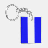 9カ国航海ののアルファベット番号記号 キーホルダー (正面左)