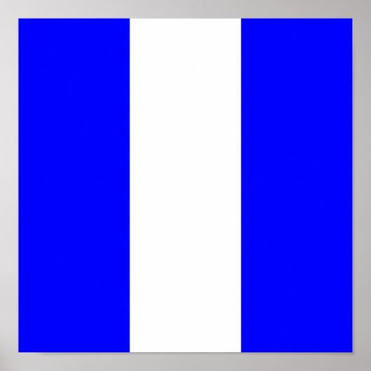 9カ国航海ののアルファベット番号記号 ポスター (正面)