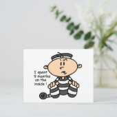 9カ月のベビー ポストカード (スタンド正面)