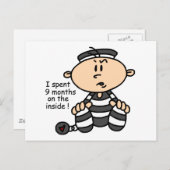 9カ月のベビー ポストカード (正面/裏面)