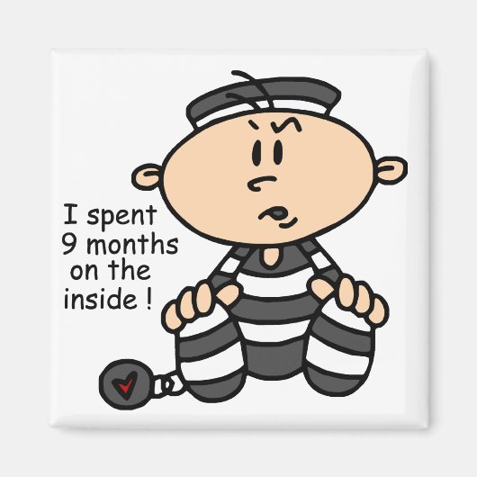 9カ月のベビー マグネット (正面)