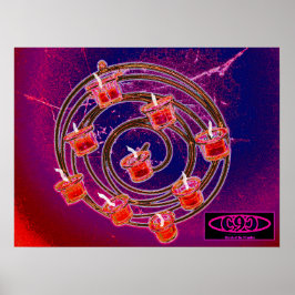 9キャンドルスパイラル教会 ポスター