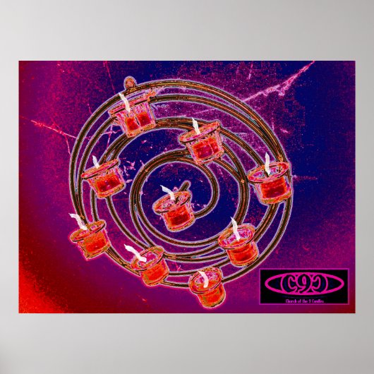 9キャンドルスパイラル教会 ポスター (正面)