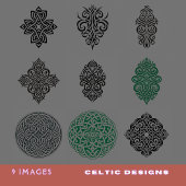 9ケルトデザインカットビニールシール シール