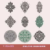 9ケルトデザインカットビニールシール シール