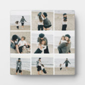 9シンプル色のデスクトッププラークのカスタムグリッド フォトプラーク (正面)