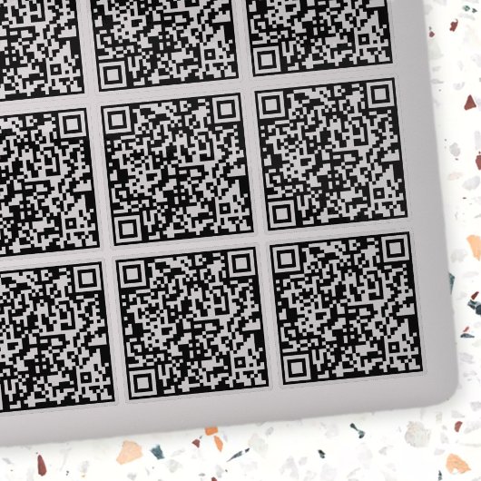 9スキャン可能なQRコードを瞬時に透明に作成 シール