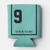 9ターコイズ付き黒馬サドルブランケットカスタム付 缶クーラー (裏面)