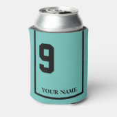 9ターコイズ付き黒馬サドルブランケットカスタム付 缶クーラー (缶裏面)