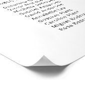 9テーブモダンルが座席表を見つける ポスター (角)