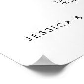 9テーブル私たちお気に入りのの人の座席図プラン ポスター (角)