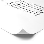 9テーブル緑のエレガントな結婚式の座席表 ポスター (角)