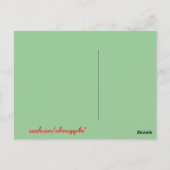 9パッチハートキルト ポストカード (裏面)