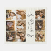 9パーソナライズされた枚カラー フリースブランケット (正面(横))