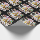 9パーソナライズされた枚カラー ラッピングペーパー (角)