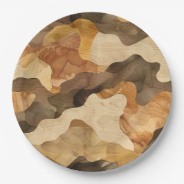 9パーソナライズされた"ラウンドパーティープレート ペーパープレート