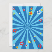 9パーティの招待状のサーカス誕生日 招待状 (裏面)