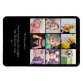 9フォトカスタムコラージュの作成パーソナライズされた マグネット (横)