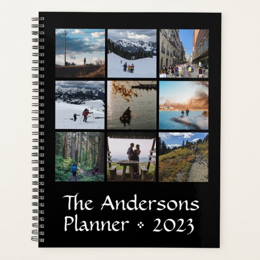 9フォトカスタムプランナーノート プランナー手帳 (正面)