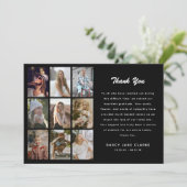 9フォトグリッドの影響 サンキューカード (スタンド正面)