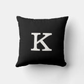 9フォトコラージファミリー引用文モノグラム白黒 クッション (裏面)