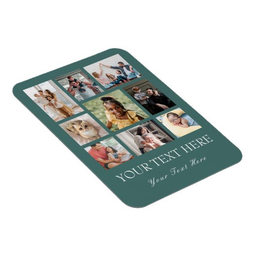 9フォトコラージフレキシブルフォトマグネット マグネット (右側)