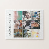 9フォトコラージホワイトジグソーパズル ジグソーパズル (横)