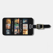 9フォトコラージュカスタム文字ファミリーは全て ラゲッジタグ (正面横)