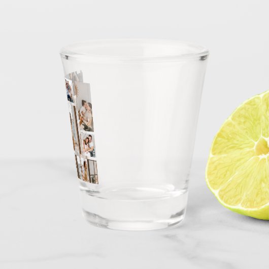 9フォトコラージュテンプレート個人用撮影ガラス ショットグラス (右)