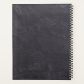 9フォトコラージュ名前をカスタムするシャルボード プランナー手帳 (裏面)