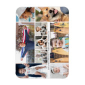 9フォトコラージュ愛あなたママの子供の名前 マグネット (縦)