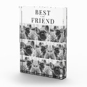 9フォトコラージュ白最高の友人写真ブロック フォトブロック (右)