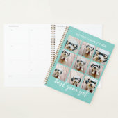 9フォトコラージュ(オプション)文字最高の-年を問わず プランナー手帳 (ディスプレー)