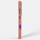 9フォトダイアモンドパターンコラージコーラルテラコッタ SAMSUNG GALAXYケース (右側面)