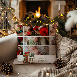 9フォトプレイド初めてのクリスマス クッション