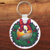 9ボールクリスマス キーホルダー (正面)