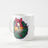 9ボールクリスマス コーヒーマグカップ (正面左)