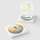 9ボール ストーンコースター (横)