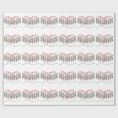 9ミルカー踊りヤギのクリスマスラッピング紙 ラッピングペーパー (フラット)