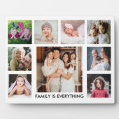 9モダンフォトコラージュ家族は全引用文 フォトプラーク (正面)