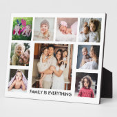 9モダンフォトコラージュ家族は全引用文 フォトプラーク (側面)