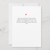 9モダンフォトコラージュ新生児ファミリーありがとう サンキューカード (裏面)