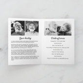 9モダン – 写真葬儀・追悼式 プログラム (内部)