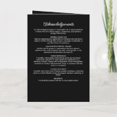 9モダン – 写真葬儀・追悼式 プログラム (裏面)