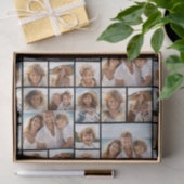 9ユニークフォトコラージュとオプションの背景 薄葉紙 (ギフト)