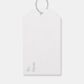 9レディース踊りギフトラベル – カスタマイズ可能 ギフトタグ (裏面)