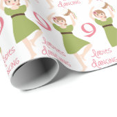 9レディース踊り ラッピングペーパー (ロールコーナー)